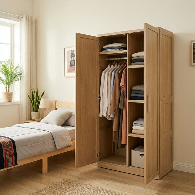 Tủ Quần Áo Lắp Ghép 2 Cánh - Hình ảnh chi tiết 1